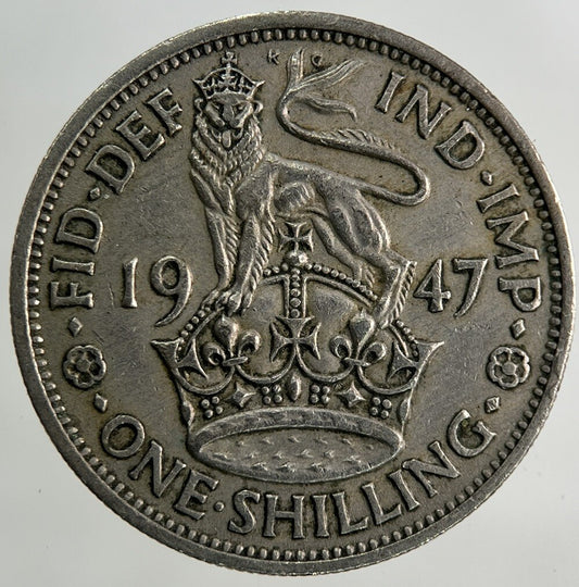 1947 George VI Shilling Coin | Fine Collectable Grade