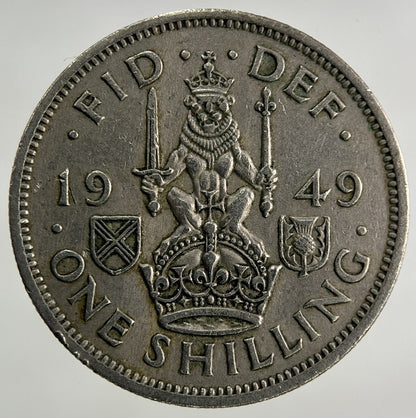1949 George VI Shilling Coin | Fine Collectable Grade