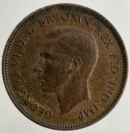 1944 George VI Wren Farthing Coin | Fine Collectable Grade