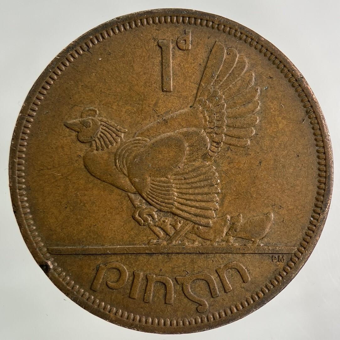 1965 Irish One Penny Coin | Fine Collectable Grade