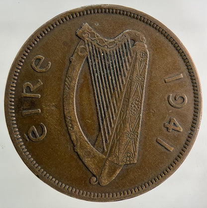 1941 Irish One Penny Coin | Fine Collectable Grade