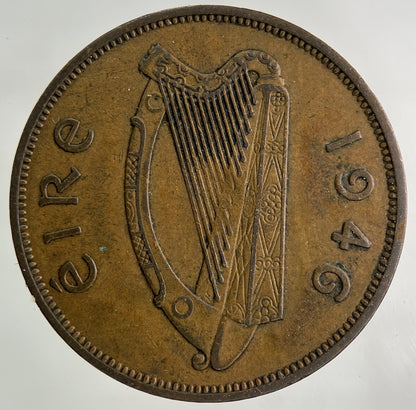 1946 Irish One Penny Coin | Fine Collectable Grade