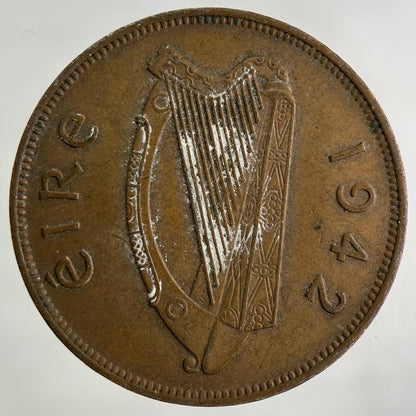 1942 Irish One Penny Coin | Fine Collectable Grade