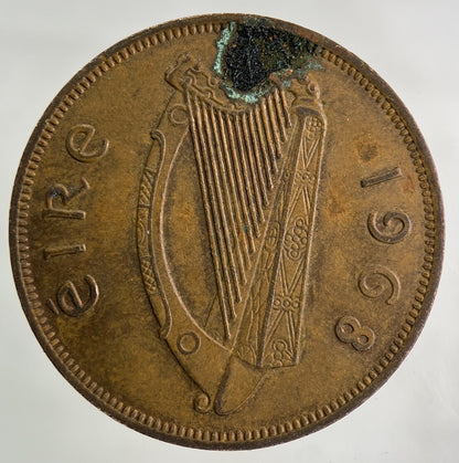 1968 Irish One Penny Coin | Fine Collectable Grade