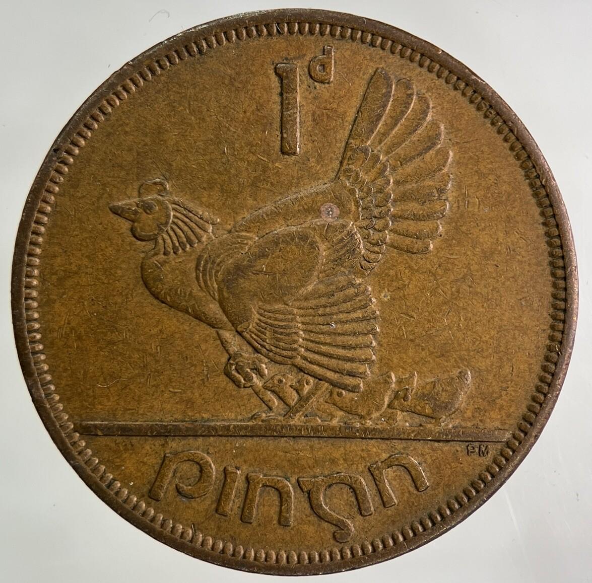 1965 Irish One Penny Coin | Fine Collectable Grade