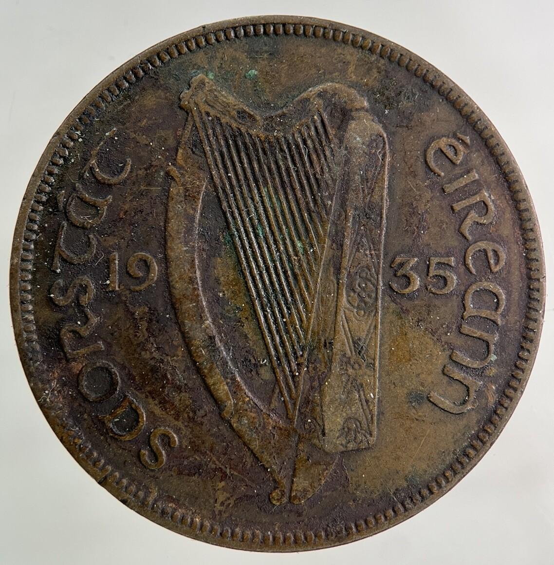 1935 Irish One Penny Coin | Collectable Grade
