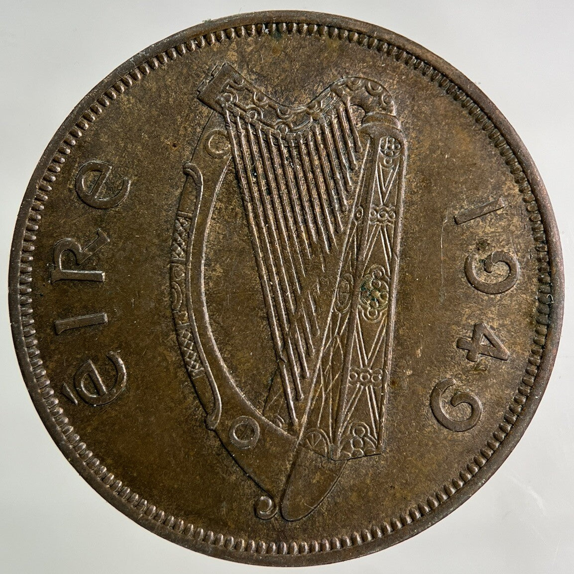 1949 Irish One Penny Coin | Very High Grade