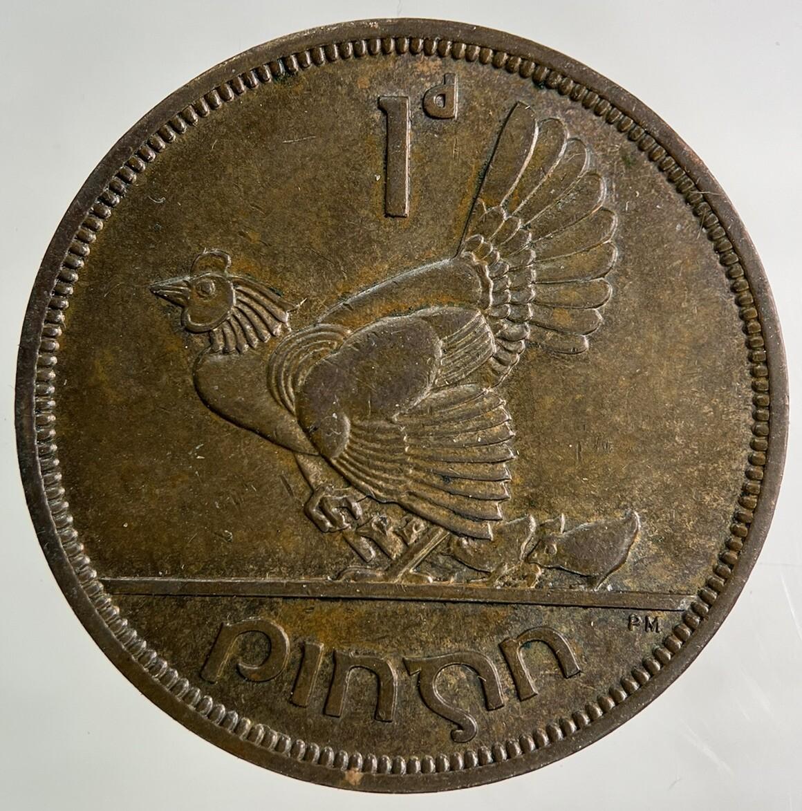 1949 Irish One Penny Coin | Very High Grade