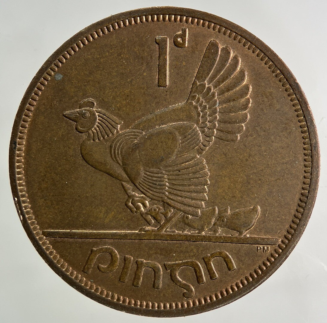 1968 Irish One Penny Coin | Very High Grade