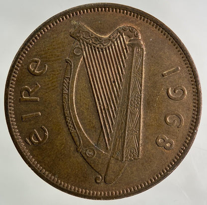 1968 Irish One Penny Coin | Very High Grade