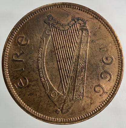 1966 Irish One Penny Coin | Very Fine Grade