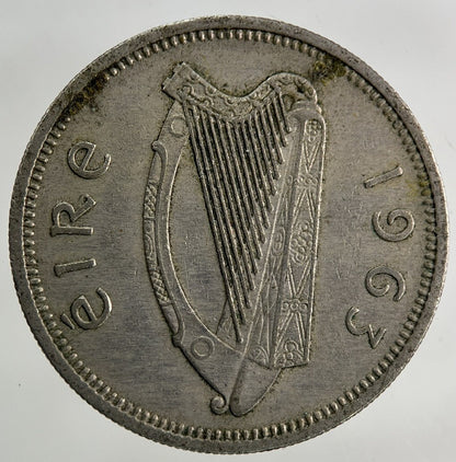 1963 Irish Shilling Coin | Fine Collectable Grade