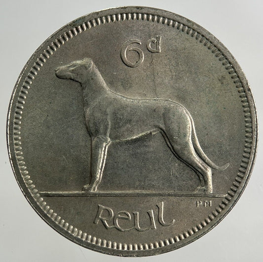 1966 Irish Sixpence Coin | Very Fine Grade