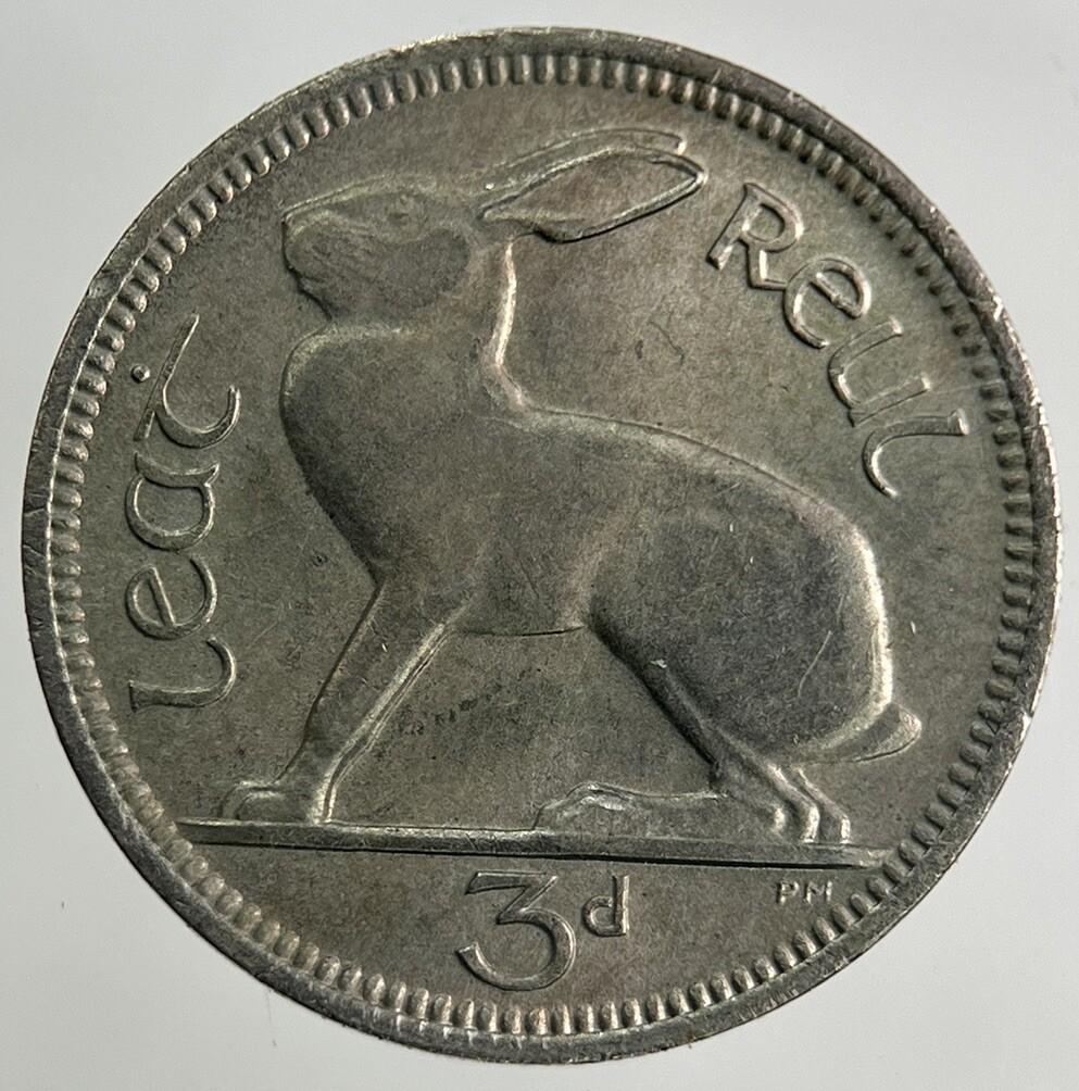 1966 Irish Threepence Coin | Very Fine Grade