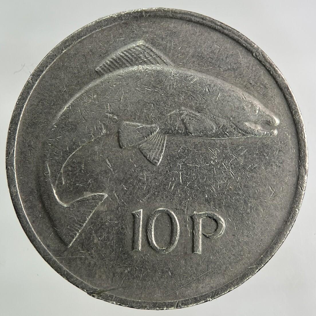 1980 Irish 10p Ten-Pence Coin | Fine Collectable Grade