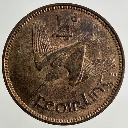 1966 Irish Farthing 1/4d Coin | Very Fine Grade