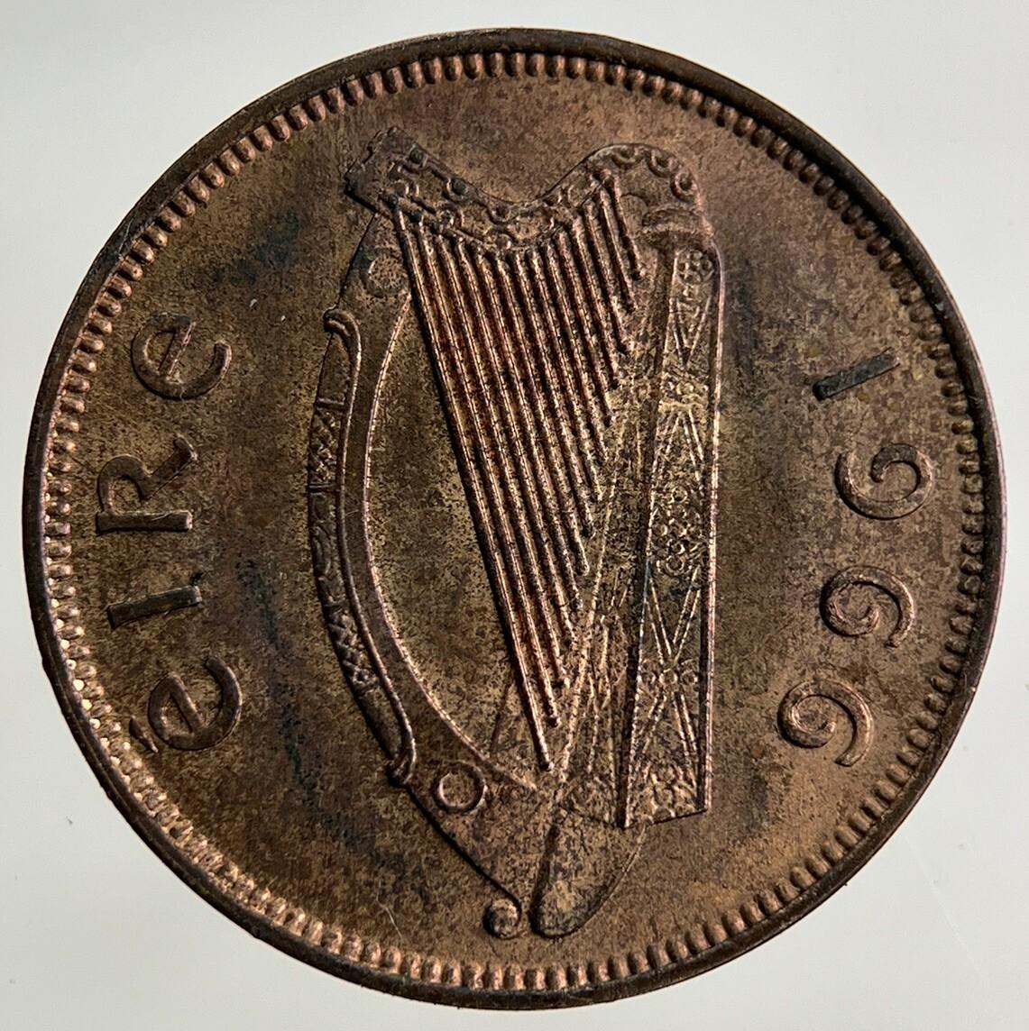 1966 Irish Farthing 1/4d Coin | Very Fine Grade