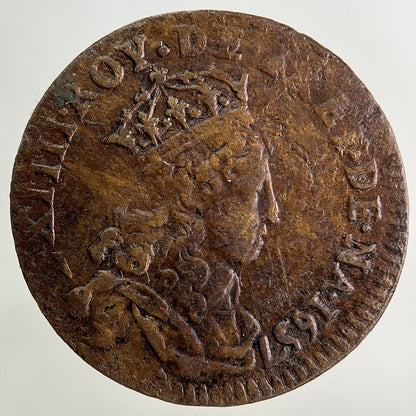 1657 France Liard De France B Coin | Fine Collectable Grade