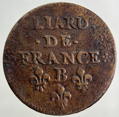 1657 France Liard De France B Coin | Fine Collectable Grade