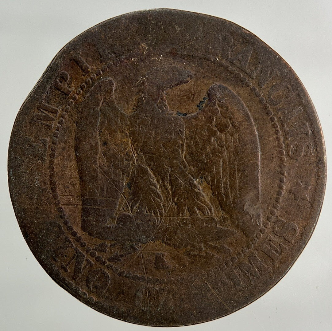 1855 France 5 Centimes Coin | Collectable Grade