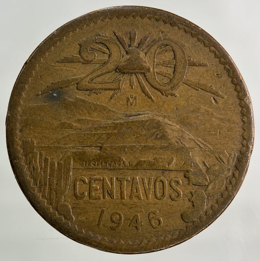 1946 Mexico 20 Centavos Coin | Collectable Grade