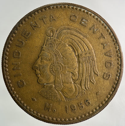 1956 Mexico 50 Centavos Coin | Very High Grade