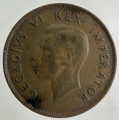 1937 South Africa One Penny Coin | Fine Collectable Grade