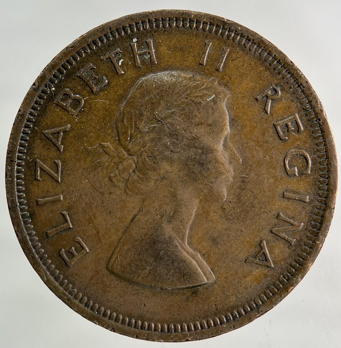 1954 South Africa One Penny Coin | Fine Collectable Grade