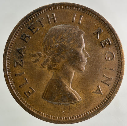 1956 South Africa One Penny Coin | Fine Collectable Grade