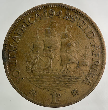 1942 South Africa One Penny Coin | Fine Collectable Grade