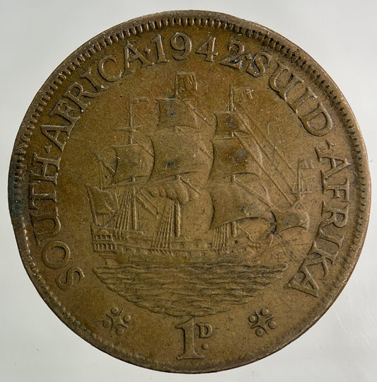 1942 South Africa One Penny Coin | Fine Collectable Grade