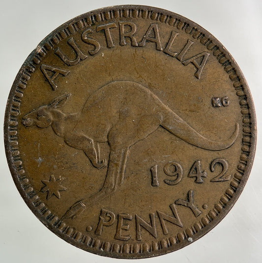 1942 Australia One Penny Coin | Fine Collectable Grade
