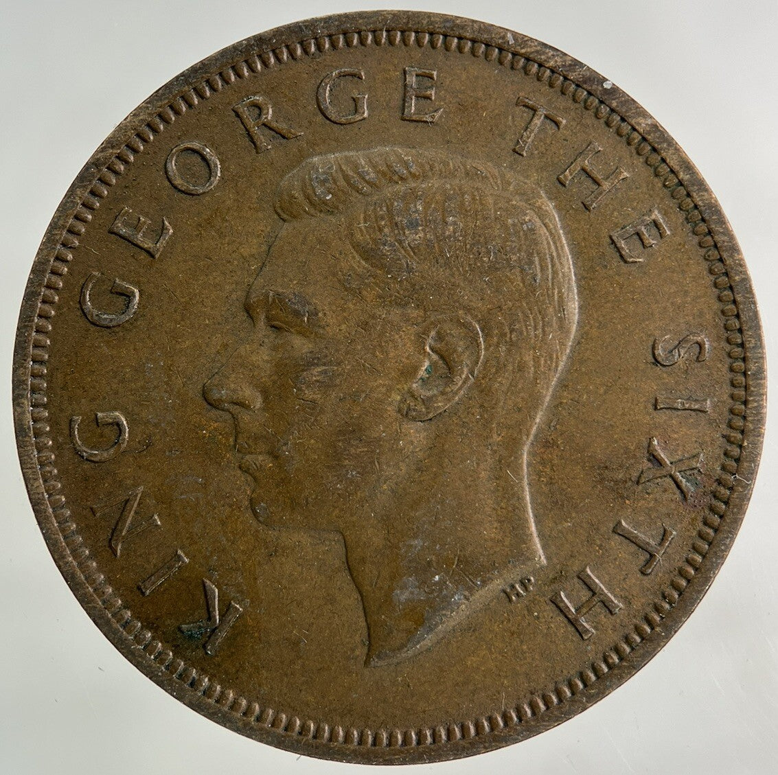 1952 New Zealand One Penny Coin | Fine Collectable Grade