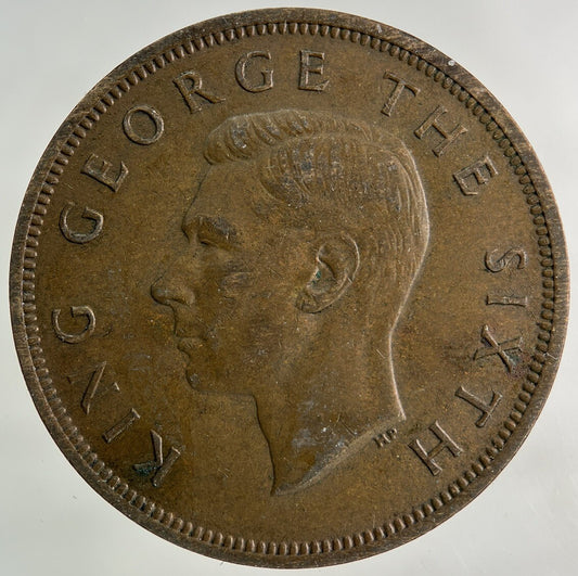 1952 New Zealand One Penny Coin | Fine Collectable Grade