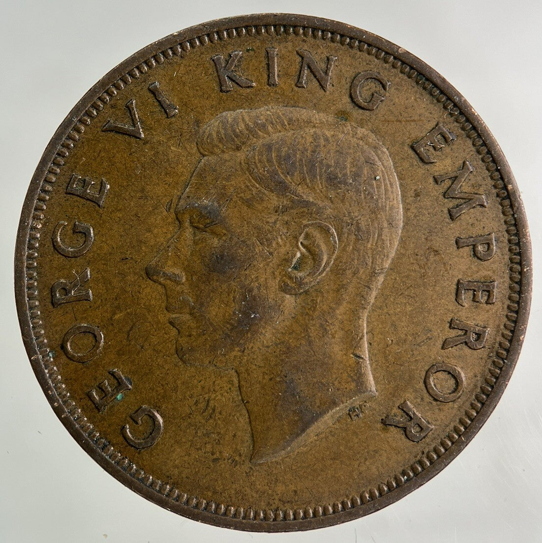 1945 New Zealand One Penny Coin | Fine Collectable Grade