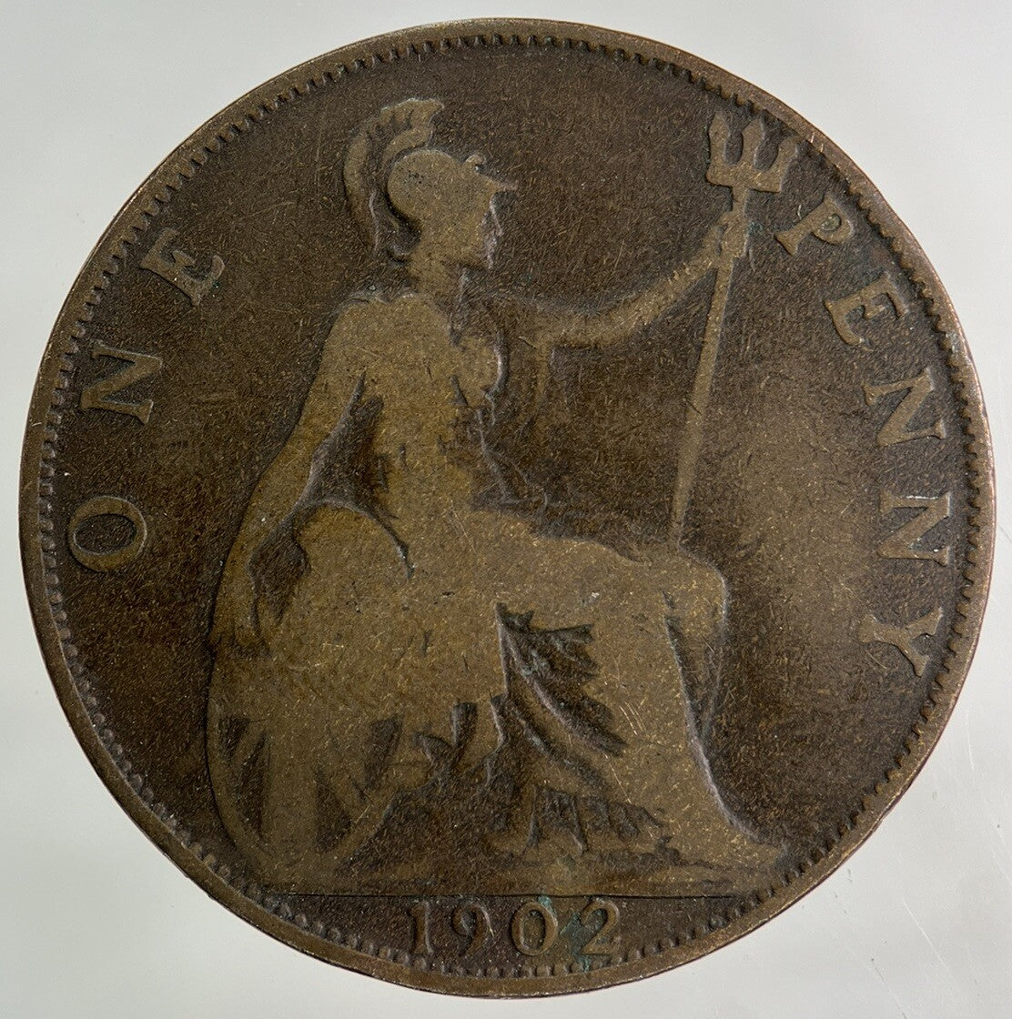 1902 Edward VII One Penny Coin | Collectable Grade