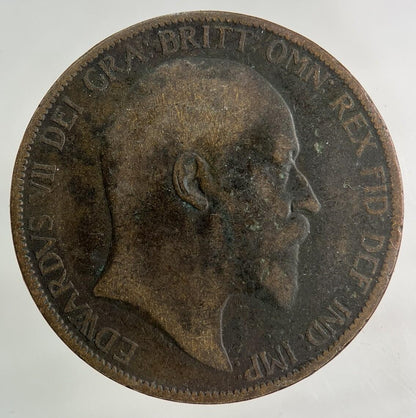 1902 Edward VII One Penny Coin | Collectable Grade