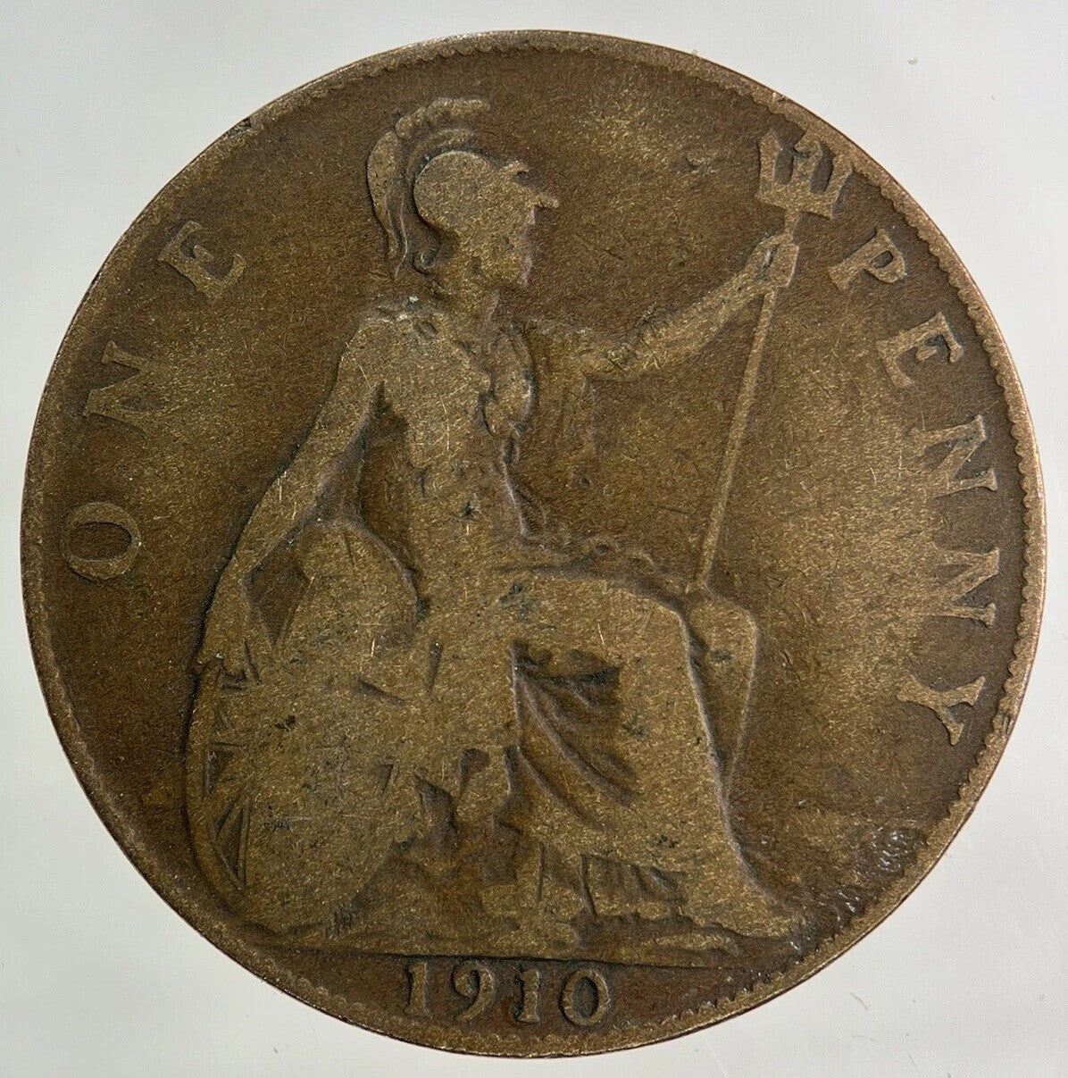 1910 Edward VII One Penny Coin | Collectable Grade