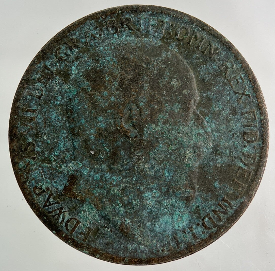 1910 Edward VII One Penny Coin | Collectable Grade