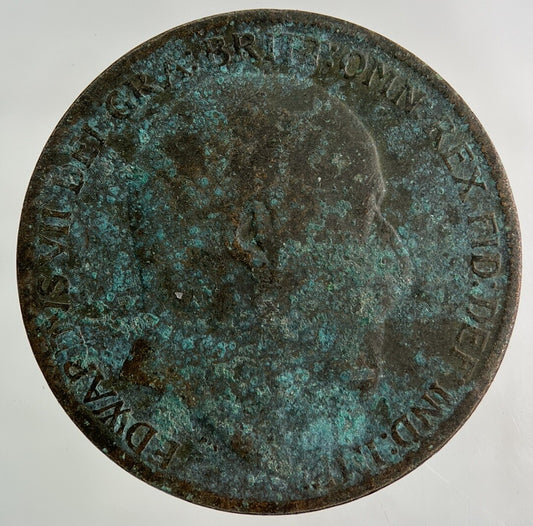 1910 Edward VII One Penny Coin | Collectable Grade