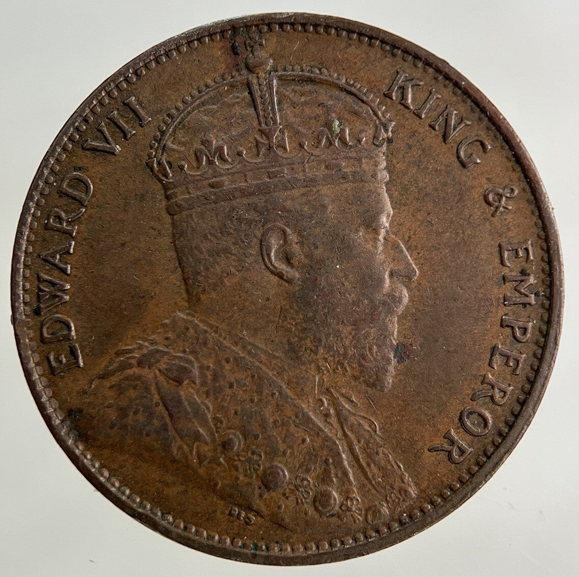 1908 Ceylon 1 Cent Coin | Very High Grade
