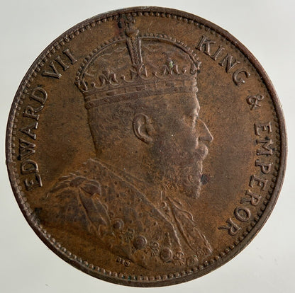 1908 Ceylon 1 Cent Coin | Very High Grade