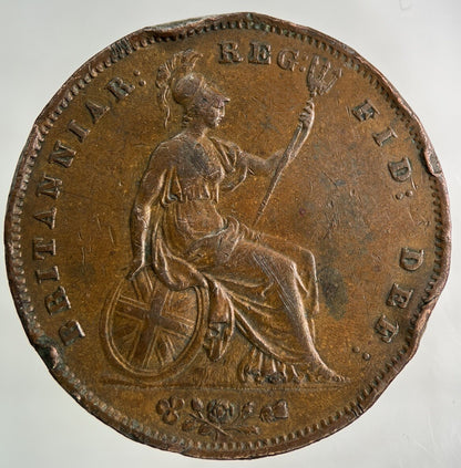 1855 Victoria One Penny Coin | Very High Grade