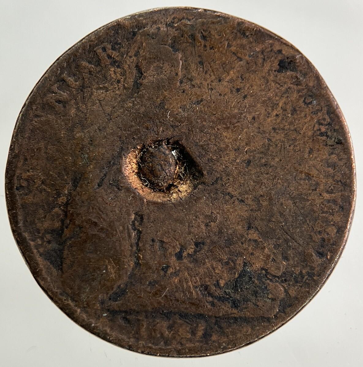 1822 George IV Farthing Coin | Fair Grade