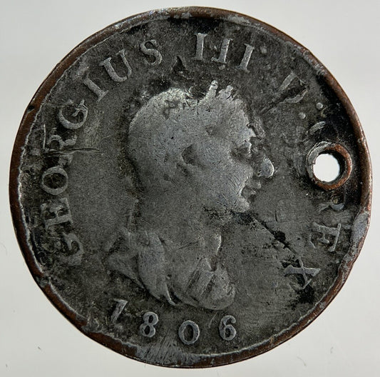 1806 George III 3rd Farthing Coin | Collectable Grade