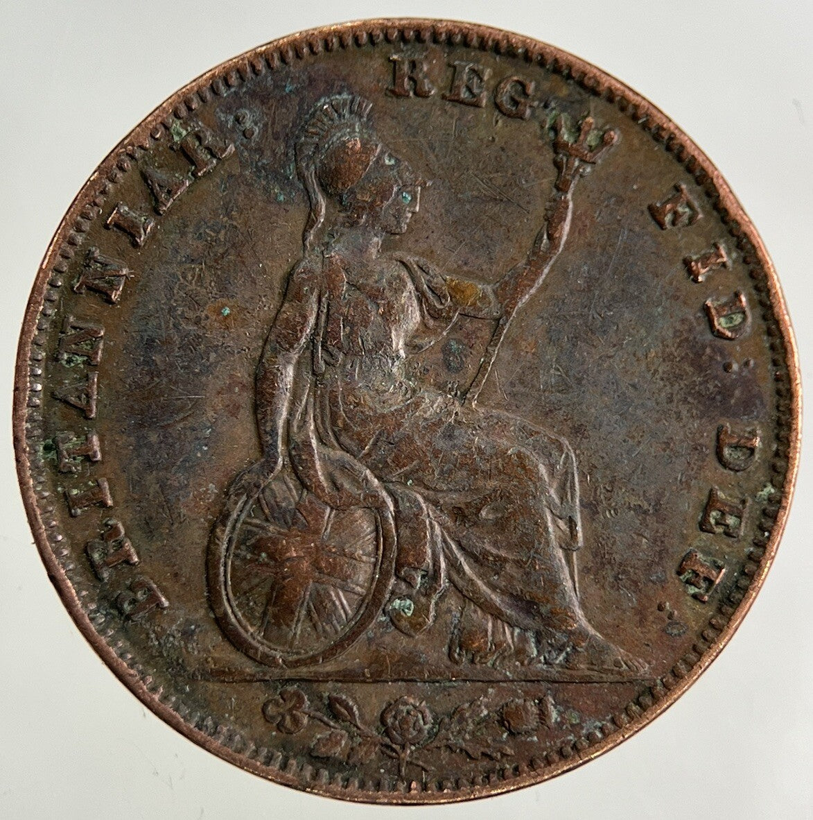 1840 Victoria Farthing Coin | Fine Collectable Grade