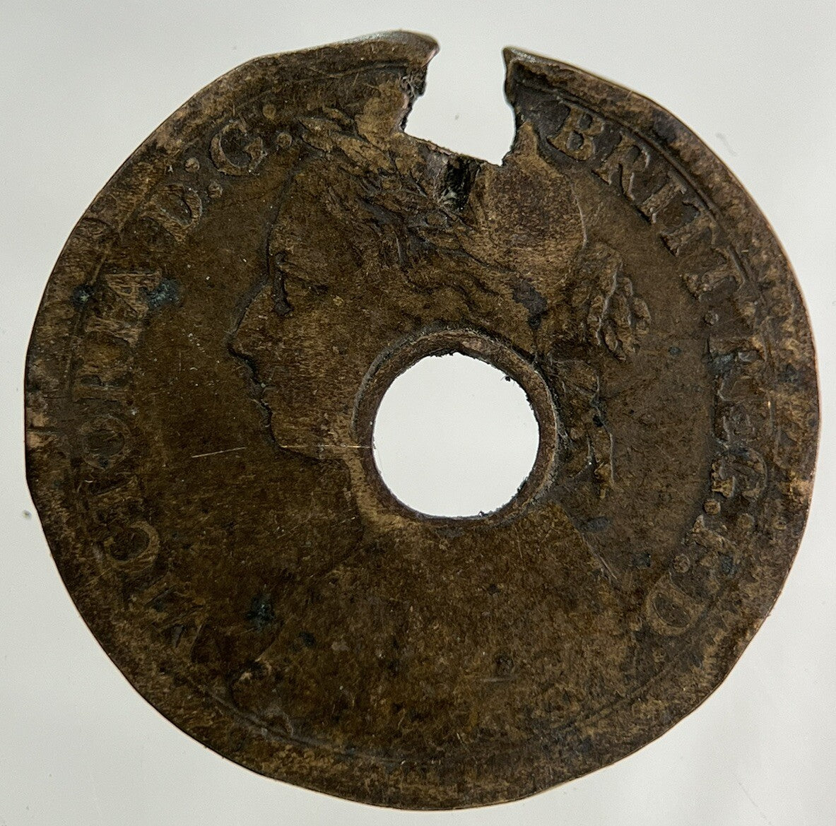 1886 Victoria Farthing Coin | Worn Grade