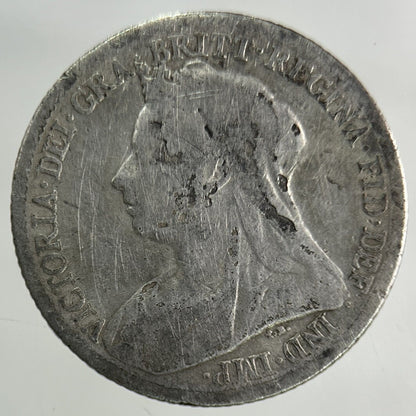 1898 Victoria Sixpence Silver Coin | Collectable Grade