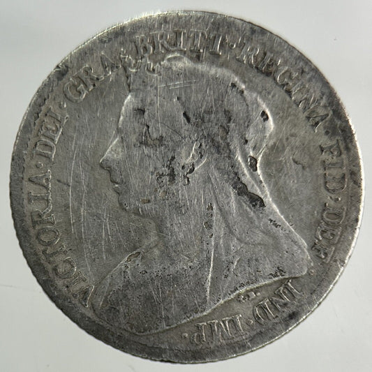 1898 Victoria Sixpence Silver Coin | Collectable Grade