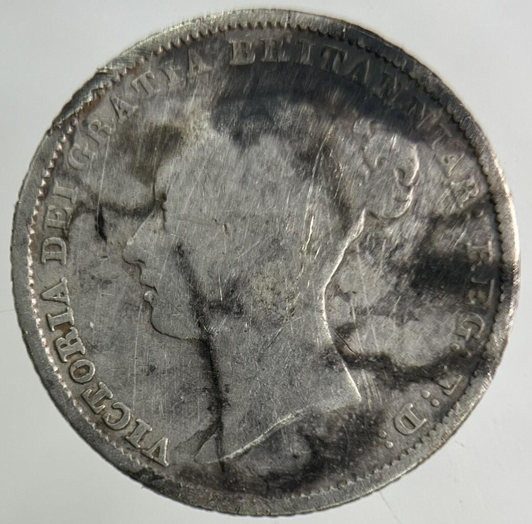 1842 Victoria Sixpence Silver Coin | Fine Collectable Grade